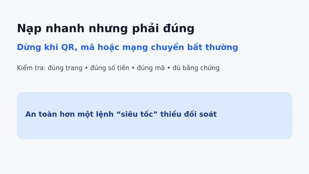 Hiểu đúng về nạp nhanh: nhanh nhất chưa chắc an toàn nhất